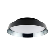 Load image into Gallery viewer, Boop! LED Flush Mount Ceiling Light in Black/Blue Grey Metallic (Small).