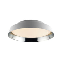 Load image into Gallery viewer, Boop! LED Flush Mount Ceiling Light in White/Blue Grey Metallic (Small).