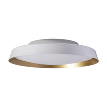 Load image into Gallery viewer, Boop! LED Flush Mount Ceiling Light in White/Gold (Large).