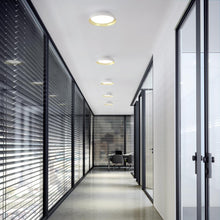 Load image into Gallery viewer, Boop! LED Flush Mount Ceiling Light in hall.