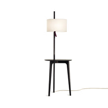 Load image into Gallery viewer, Carla Floor Lamp in Black Oak/White.