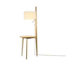 Load image into Gallery viewer, Carla Floor Lamp in Natural Oak/Saguran.