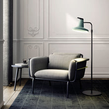 Load image into Gallery viewer, Garçon Floor Lamp in living room.