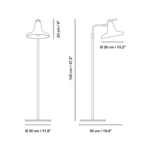 Load image into Gallery viewer, Garçon Floor Lamp - line drawing.