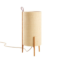 Load image into Gallery viewer, Greta Floor Lamp in Natural Oak/Saguran.