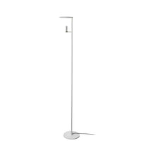Load image into Gallery viewer, Kelly LED Floor Lamp in White/Nickel.