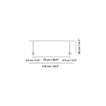 Load image into Gallery viewer, Lineal Biblo LED Table Lamp - line drawing.