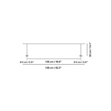 Load image into Gallery viewer, Lineal Biblo LED Table Lamp - line drawing.