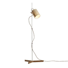 Load image into Gallery viewer, Magnetic Foco Floor Lamp in Nacre/Natural Oak/Saguran.