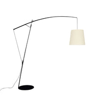 Load image into Gallery viewer, Robin Floor Lamp in Black (Beige/Cotton Shade).