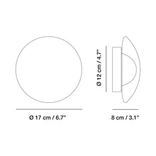 Load image into Gallery viewer, Venus Indoor/Outdoor Ceiling/Wall Light - line drawing.