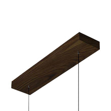 Load image into Gallery viewer, Lenis Linear Canopy Cover in Dark Stained Walnut .