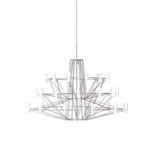 Load image into Gallery viewer, Coppelia LED Chandelier in Chrome (Small/157.5-Inch).
