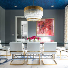 Load image into Gallery viewer, Charisma Chandelier in dining room.
