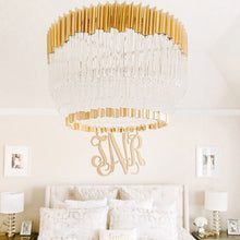 Load image into Gallery viewer, Charisma Chandelier in bedroom.