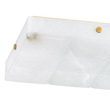 Load image into Gallery viewer, Gypsum LED Flush Mount Ceiling Light in Detail.