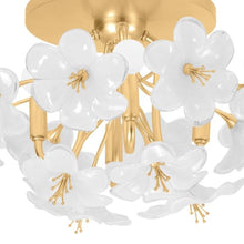 Load image into Gallery viewer, Hygea Flush Mount Ceiling Light in Detail.
