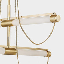 Load image into Gallery viewer, Lariat LED Chandelier in Detail.