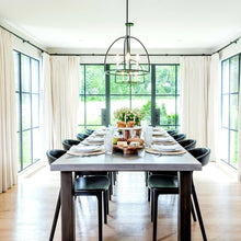 Load image into Gallery viewer, Abbott Chandelier in dining room.