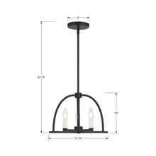 Load image into Gallery viewer, Abbott Chandelier - line drawing.