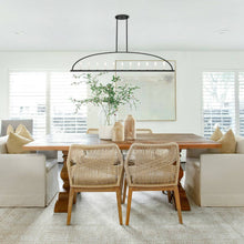 Load image into Gallery viewer, Abbott Linear Chandelier in living room.