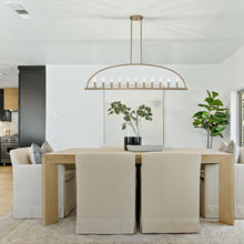 Load image into Gallery viewer, Abbott Linear Chandelier in living room.