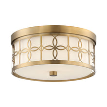 Load image into Gallery viewer, Anniversary Flush Mount Ceiling Light in Vibrant Gold.
