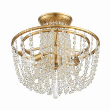 Load image into Gallery viewer, Arcadia Semi Flush Mount Ceiling Light in Detail.