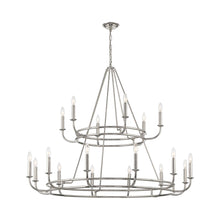 Load image into Gallery viewer, Bailey Chandelier in Polished Nickel (18-Light).