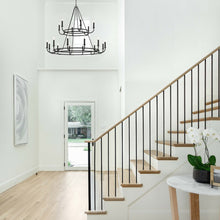 Load image into Gallery viewer, Bailey Chandelier in hallway.