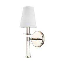 Load image into Gallery viewer, Baxter Wall Light in Polished Nickel (1-Light).