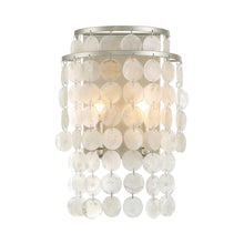 Load image into Gallery viewer, Brielle Wall Light in Antique Silver.