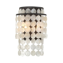 Load image into Gallery viewer, Brielle Wall Light in Dark Bronze.