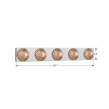 Load image into Gallery viewer, Broche Bath Wall Light - line drawing.