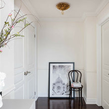 Load image into Gallery viewer, Broche Flower Wall Light in living room.