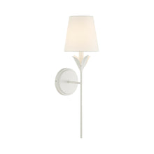 Load image into Gallery viewer, Broche Wall Light in Matte White (1-Light).