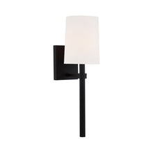 Load image into Gallery viewer, Bromley Wall Light in Black Forged (1-Light).