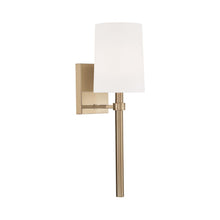 Load image into Gallery viewer, Bromley Wall Light in Vibrant Gold (1-Light).