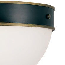 Load image into Gallery viewer, Capsule Outdoor Flush Mount Ceiling Light in Detail.