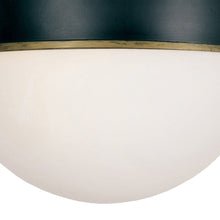 Load image into Gallery viewer, Capsule Outdoor Flush Mount Ceiling Light in Detail.