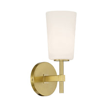 Load image into Gallery viewer, Colton Wall Light in Aged Brass (1-Light).