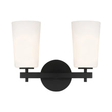 Load image into Gallery viewer, Colton Wall Light in Black (2-Light).