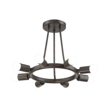 Load image into Gallery viewer, Dakota Semi Flush Mount Ceiling Light in Detail.