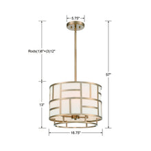 Load image into Gallery viewer, Danielson Chandelier - line drawing.