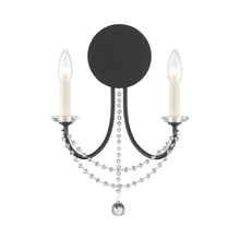 Load image into Gallery viewer, Delilah Wall Light in Matte Black.