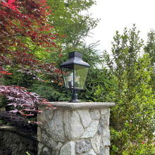 Load image into Gallery viewer, Dumont Outdoor Post Light in Outside Area.