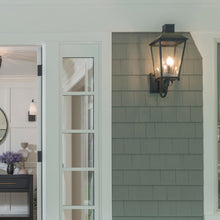 Load image into Gallery viewer, Dumont Outdoor Wall Light in Outside Area.