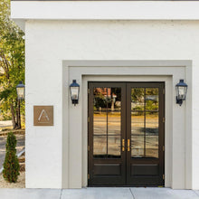 Load image into Gallery viewer, Dumont Outdoor Wall Light in Outside Area.