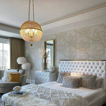 Load image into Gallery viewer, Duval Chandelier in bedroom.