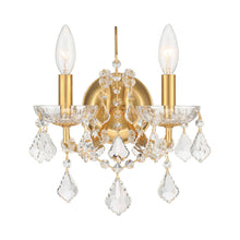 Load image into Gallery viewer, Filmore Wall Light in Hand Cut Crystal.